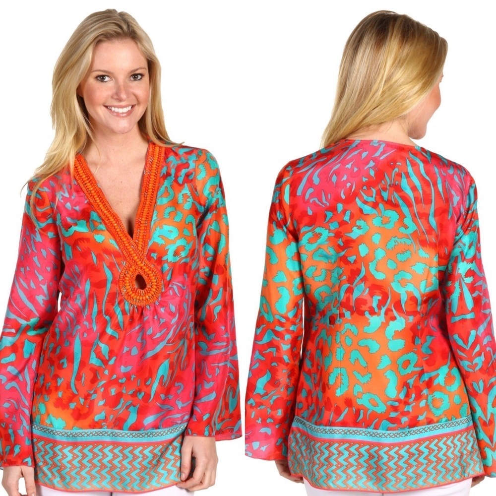 Hale Bob Bright Young Things Silk Tunic